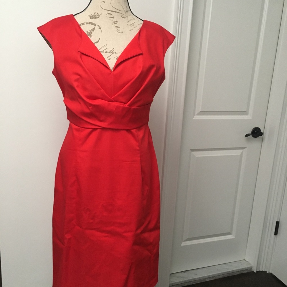 Donna Ricco Red Cocktail Dress